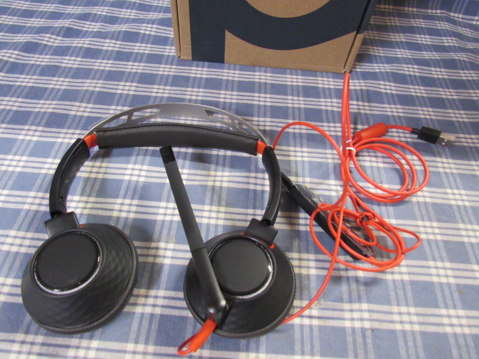 Poly Blackwire 5220 USB Stereo Wired Headset (Open Box) #1 FAST FREE SHIPPING.