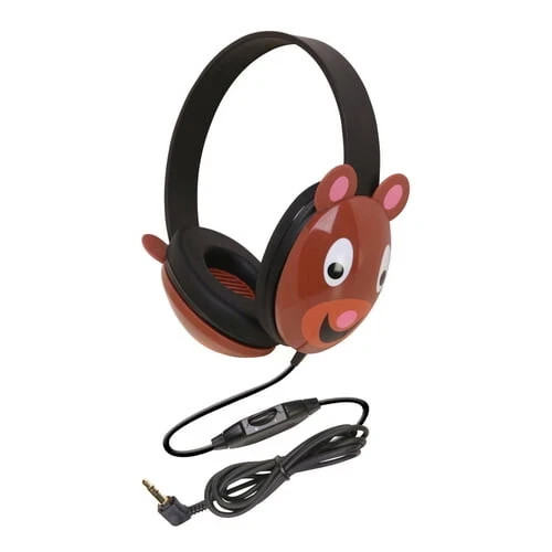 Califone Kids Bear Headphones Listening First Stereo 2810-BE Wired Vintage Y2K