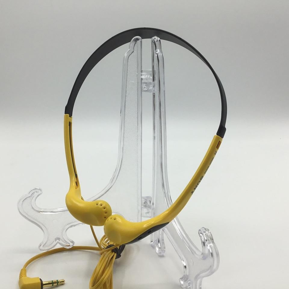 Sony Sports Lightweight Vertical Wired Headphones – Yellow (MDR-W014)