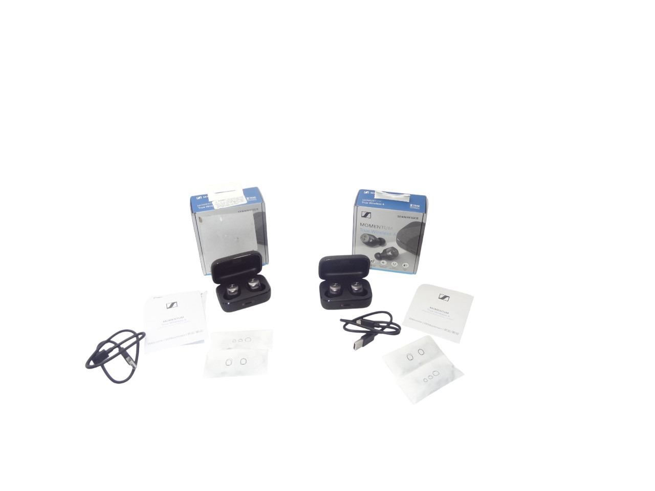 Lot 2 Sennheiser Momentum True Wireless 4 MTW4 Black Graphite – Free shipping
