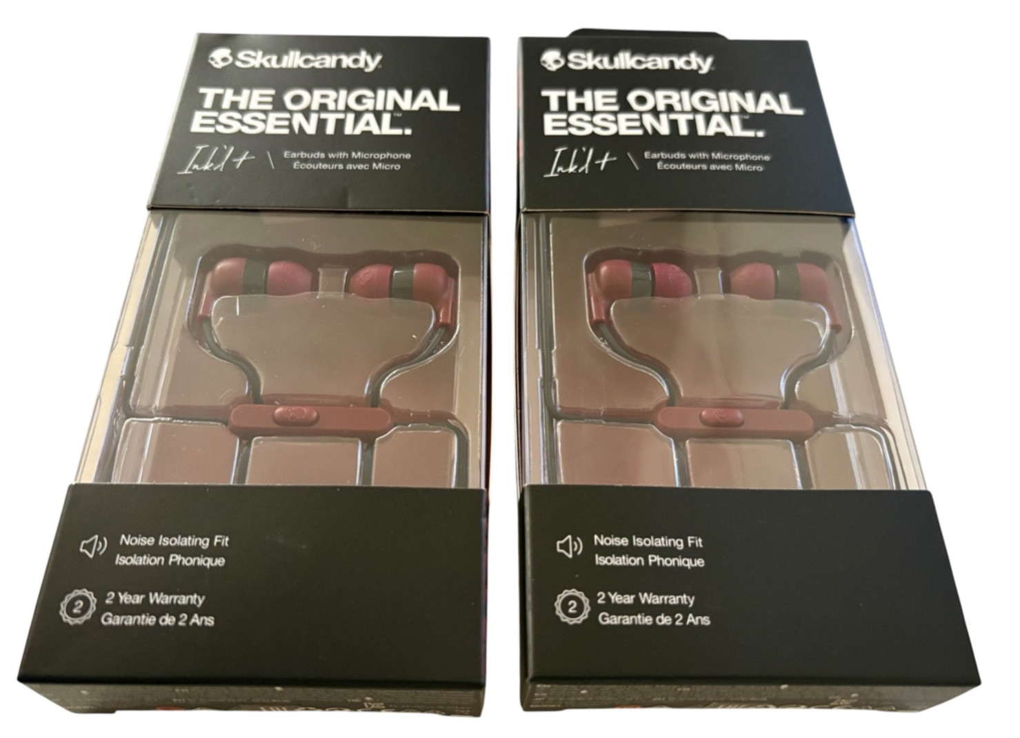 2 X Skullcandy Wired S2IMY-M685 The Original Essential Earbuds With Microphone