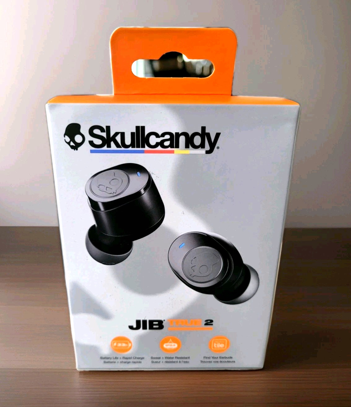 Skullcandy Jib True 2 Wireless In-Ear Headphones – True Black – S1JTW-P740 – NEW