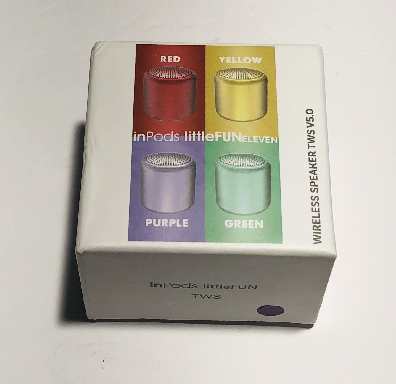 inpods Little Fun True Wireless Stereo TWS V5.0 Speaker Purple New In Box