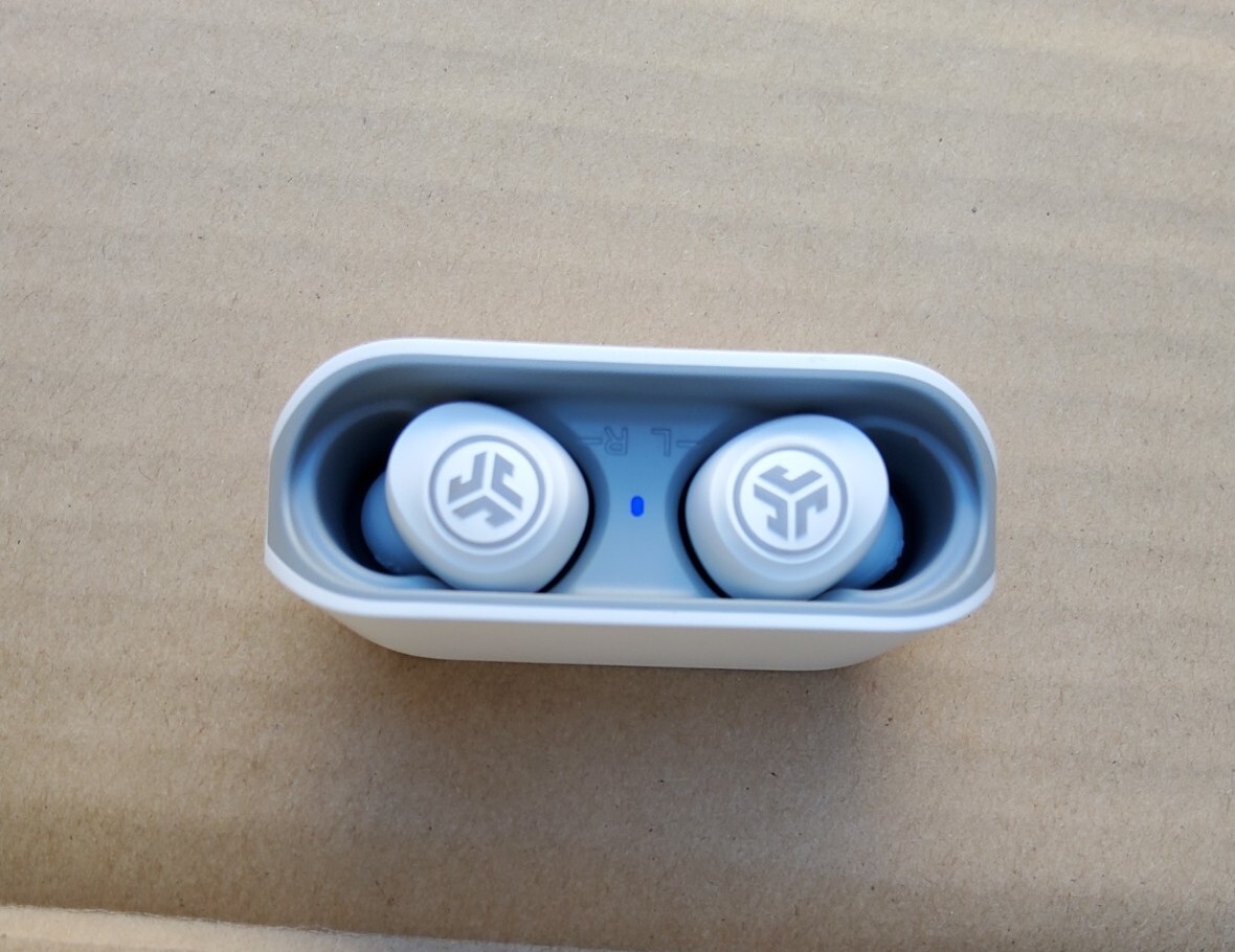 JLAB GO AIR AUDIO TRUE WIRELESS BLUETOOTH IN-EAR EARBUDS WHITE