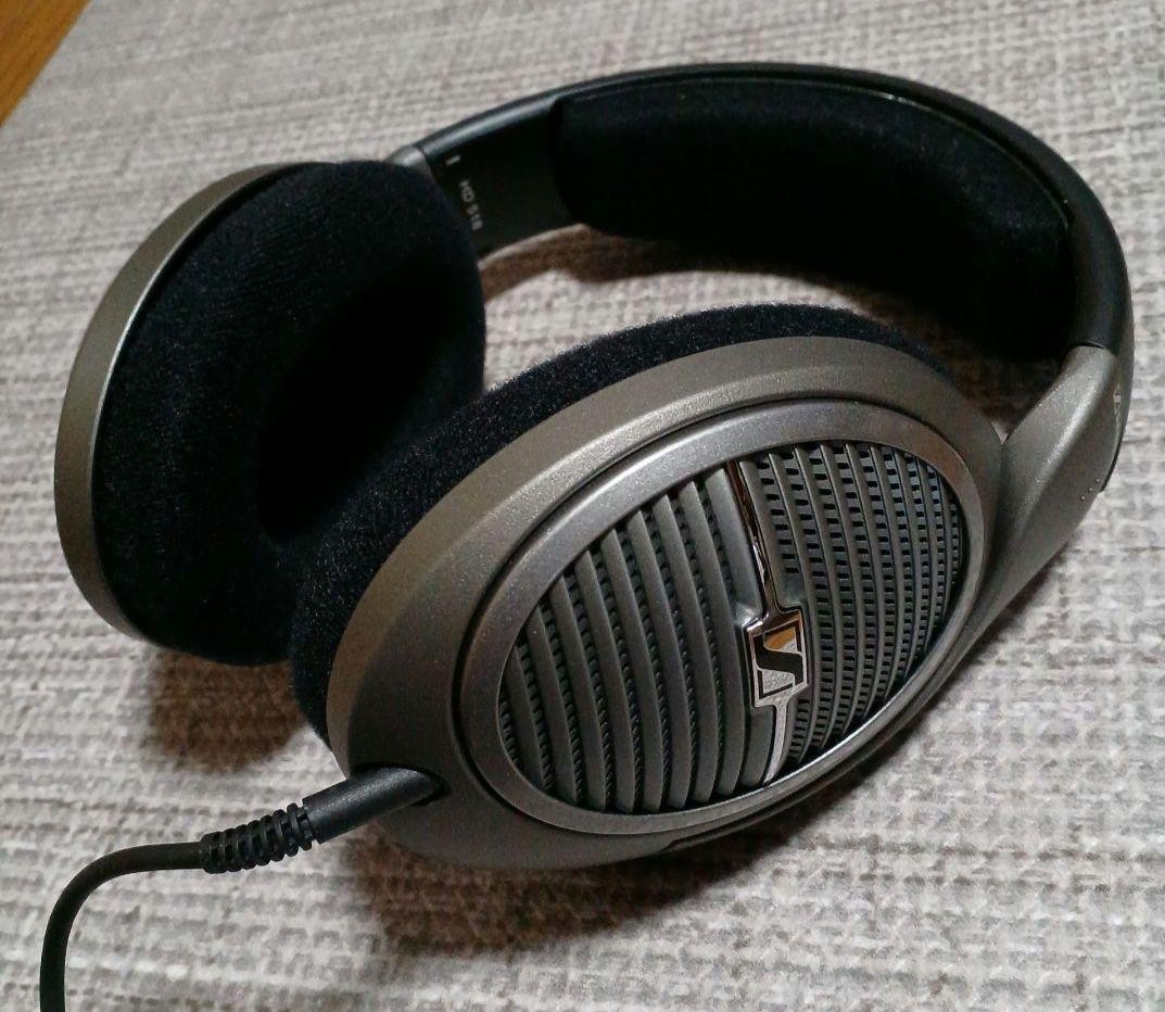 Sennheiser HD 518 Open-Back Wired Headphones Gray/Black