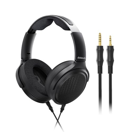 FiiO JT7 Black Open-Back Planar Magnetic Headphones 3.5mm 4.4mm Balanced Hi-Res