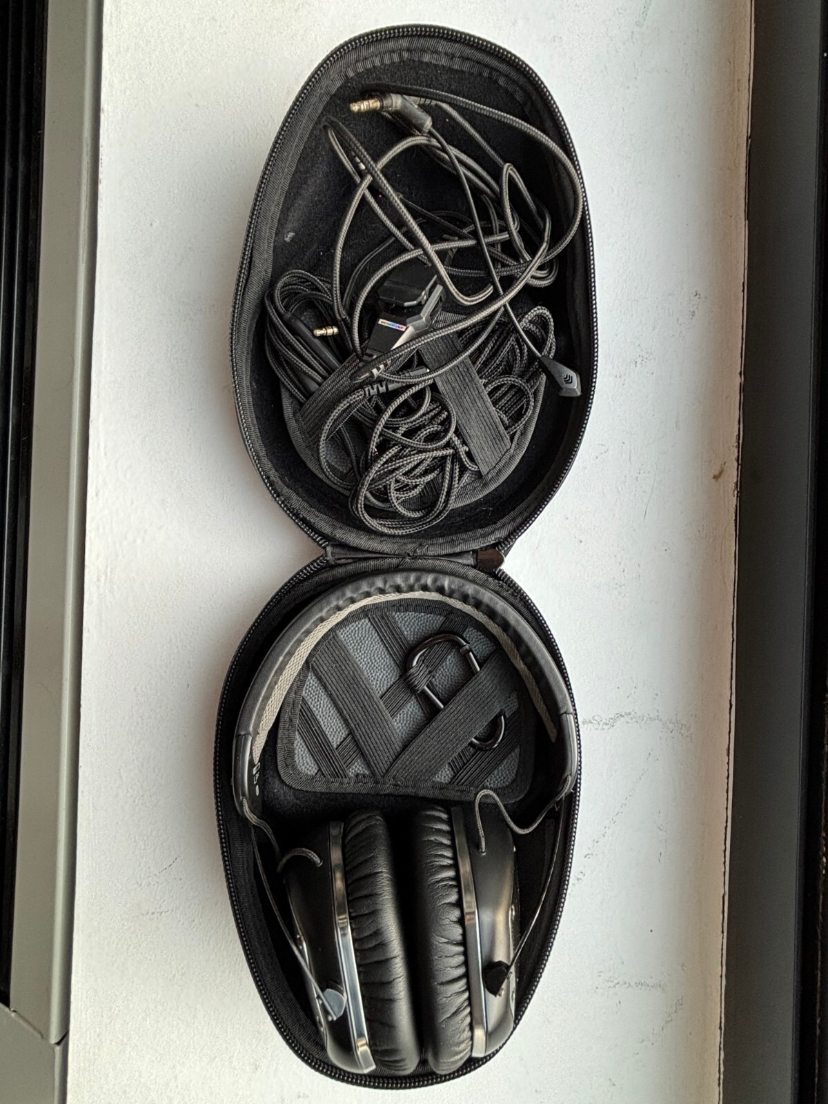 V-MODA Crossfade 2 Headphones – Black and Silver PLUS MICROPHONE and NEW EARPADS