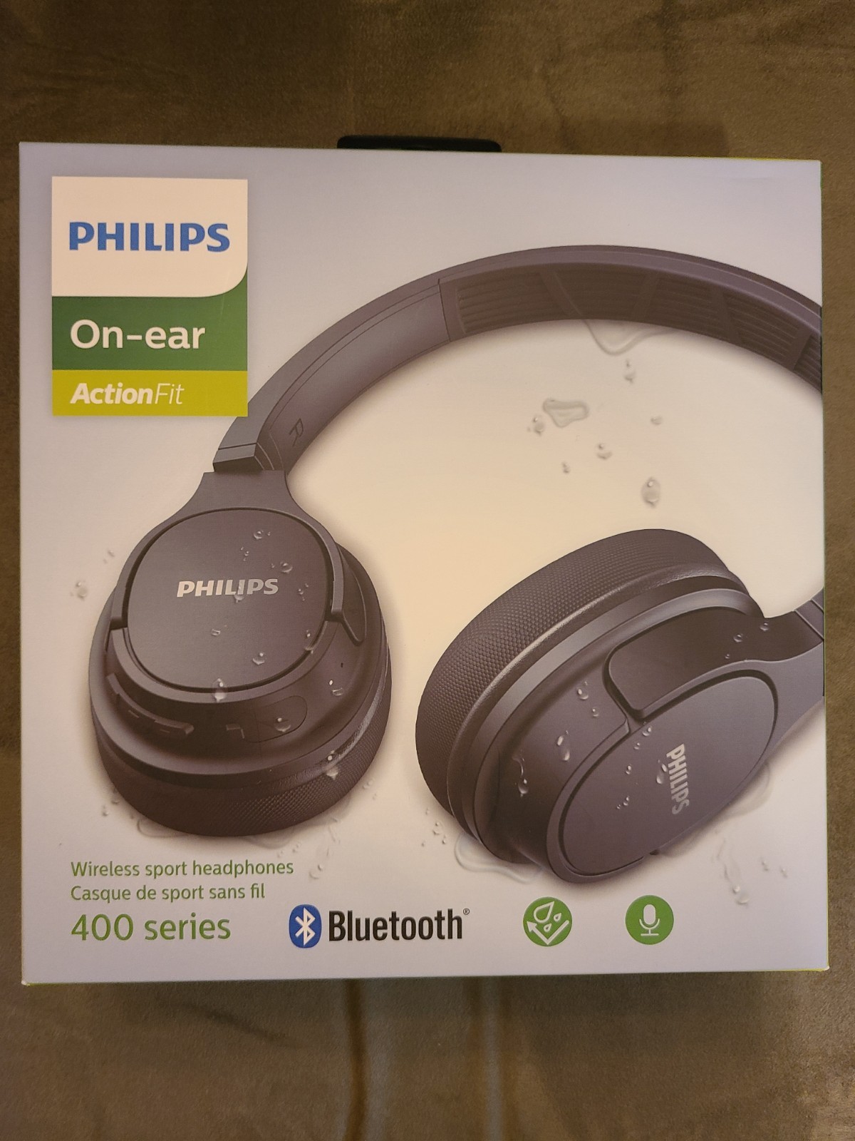 Philips TASH402 Bluetooth 5.0 Wireless ActionFit Sport Headphones IPX4 NEW