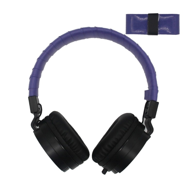 Universal Headphone Headband Pad Protective Sleeve Lightweight PU Fabric Damage
