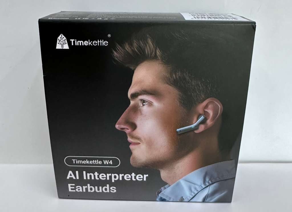 Timekettle W4 Translation Earbuds,Bone-Voiceprint Sensor for Clear Voice in Nois