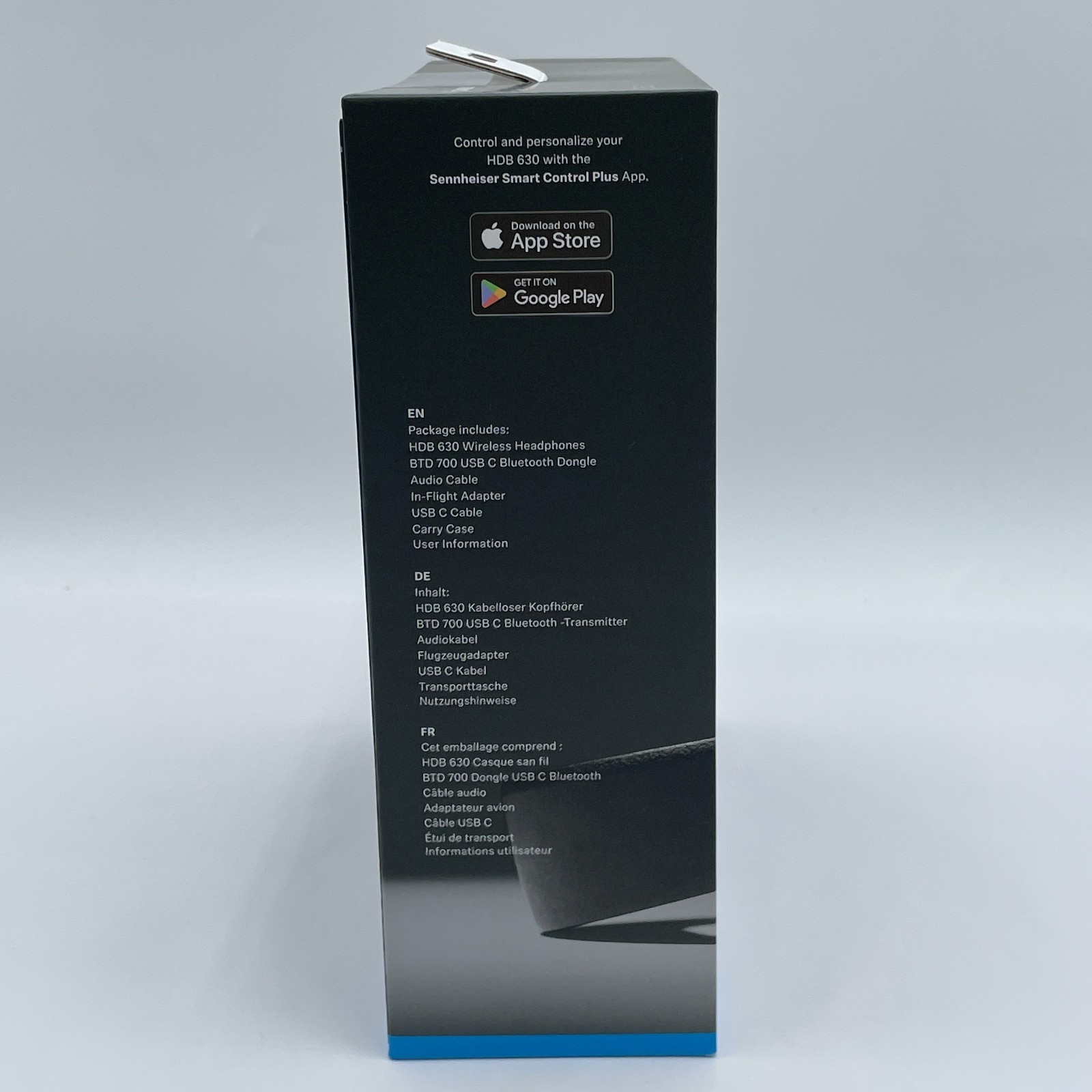 Sennheiser HDB 630 Wireless Audiophile Headphones with BTD 700 Dongle Silver New