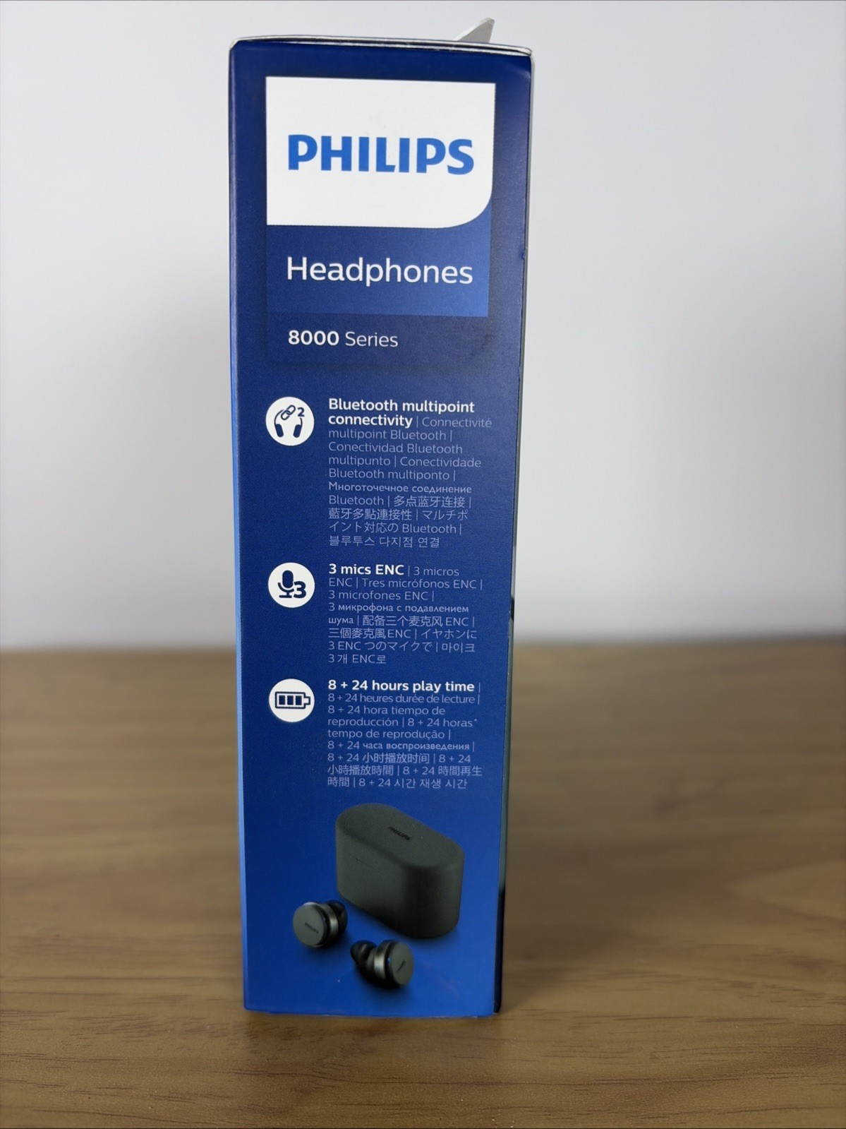 Philips TAT8506 Noise-Canceling True Wireless In-Ear Headphones – Black