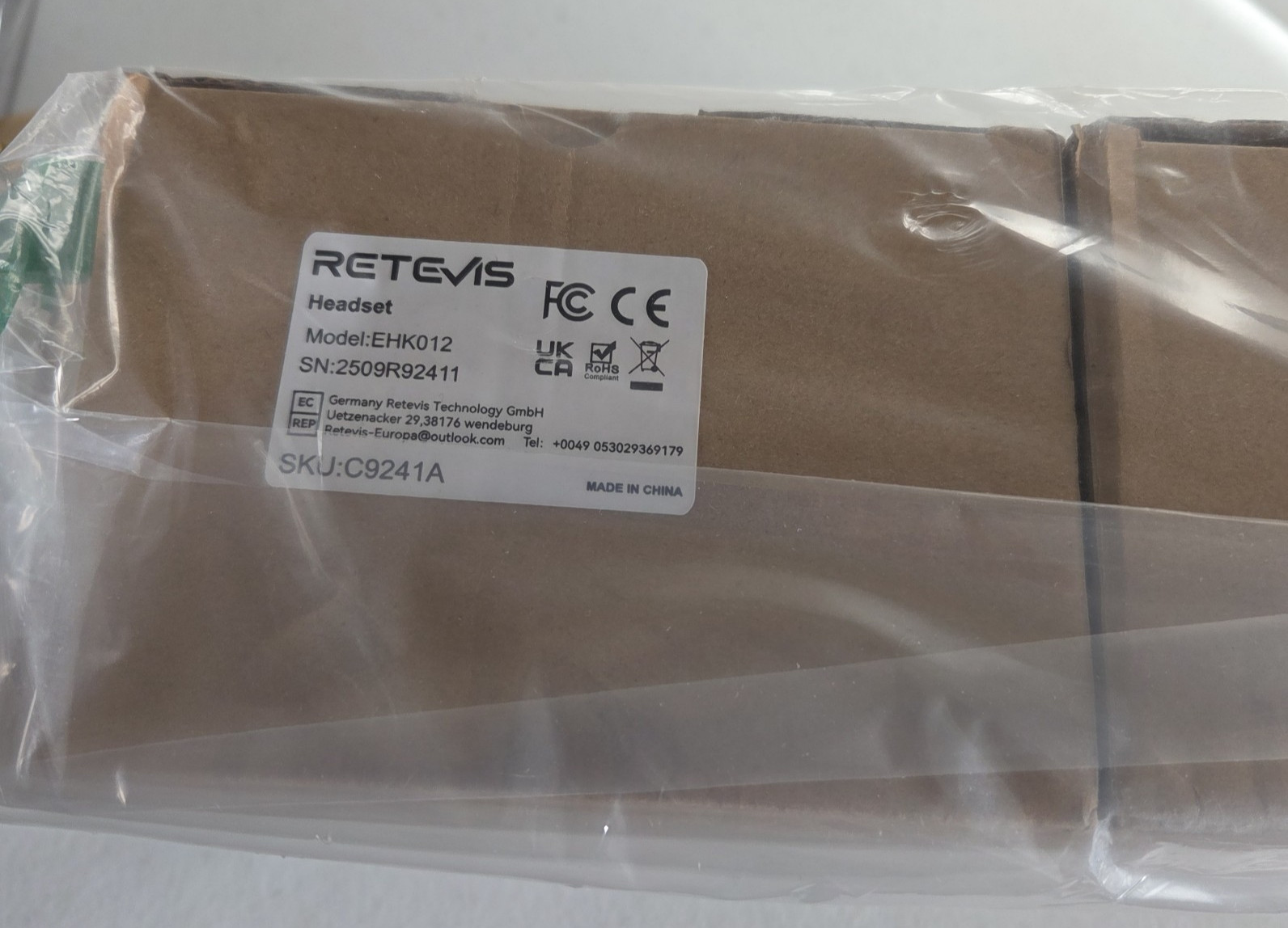 Retevis EHK012 Over-the-Head Noise Reduction Headset for Kenwood 2Pin *2Pack