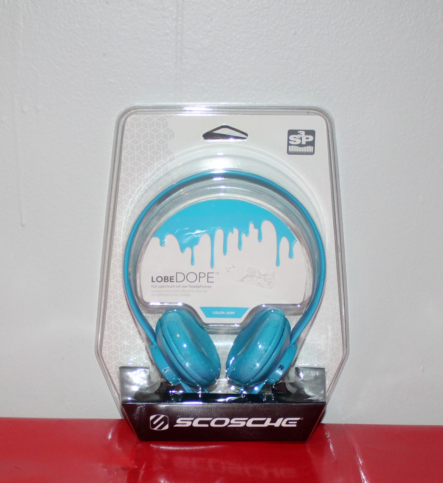 Scosche HEADPHONES LobeDOPE SURF Color Full Spectrum on Ear Headphones *NEW*