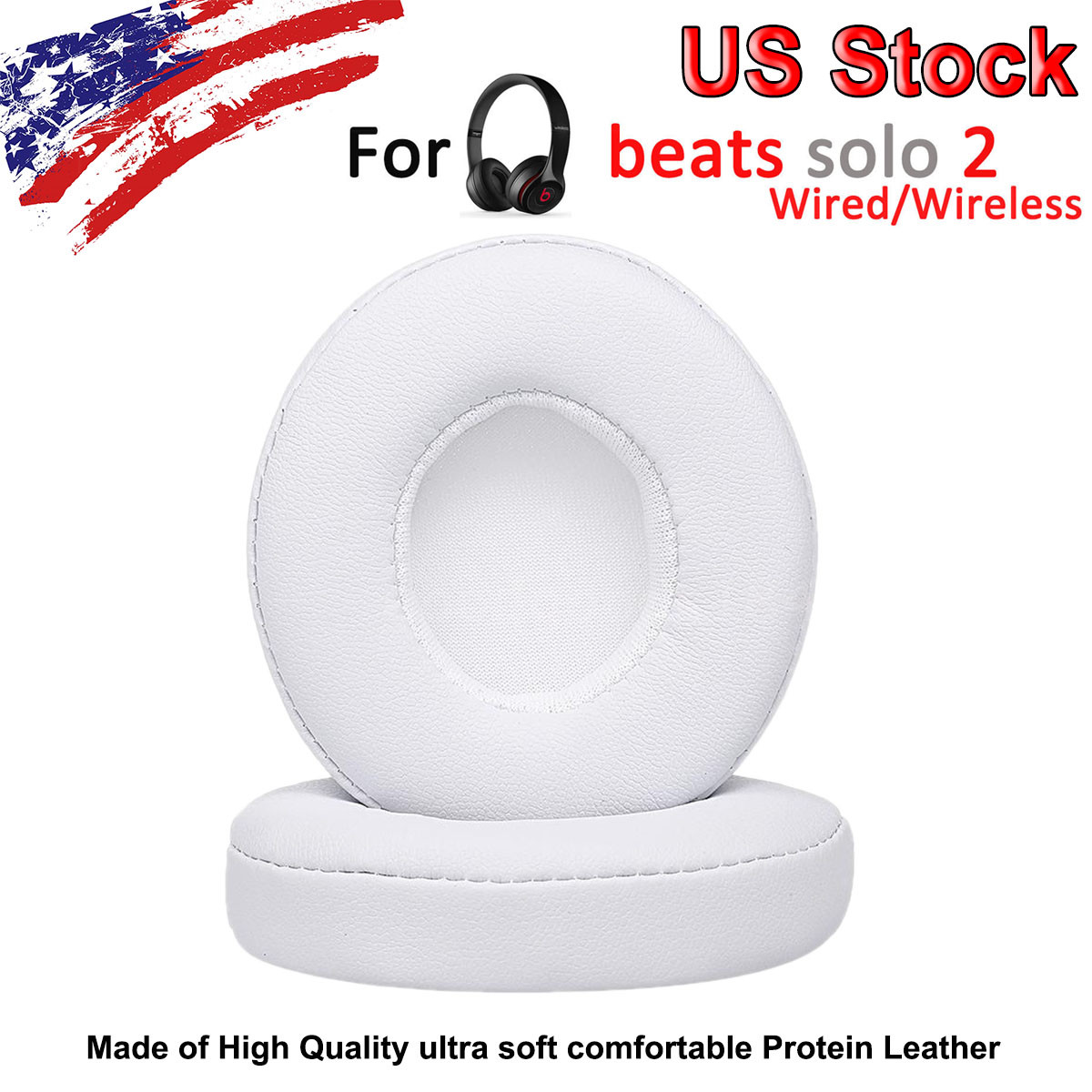 Replacement Ear Pads Cushion Cover For Beats by Dr Dre Solo 2 Solo 3 Wireless