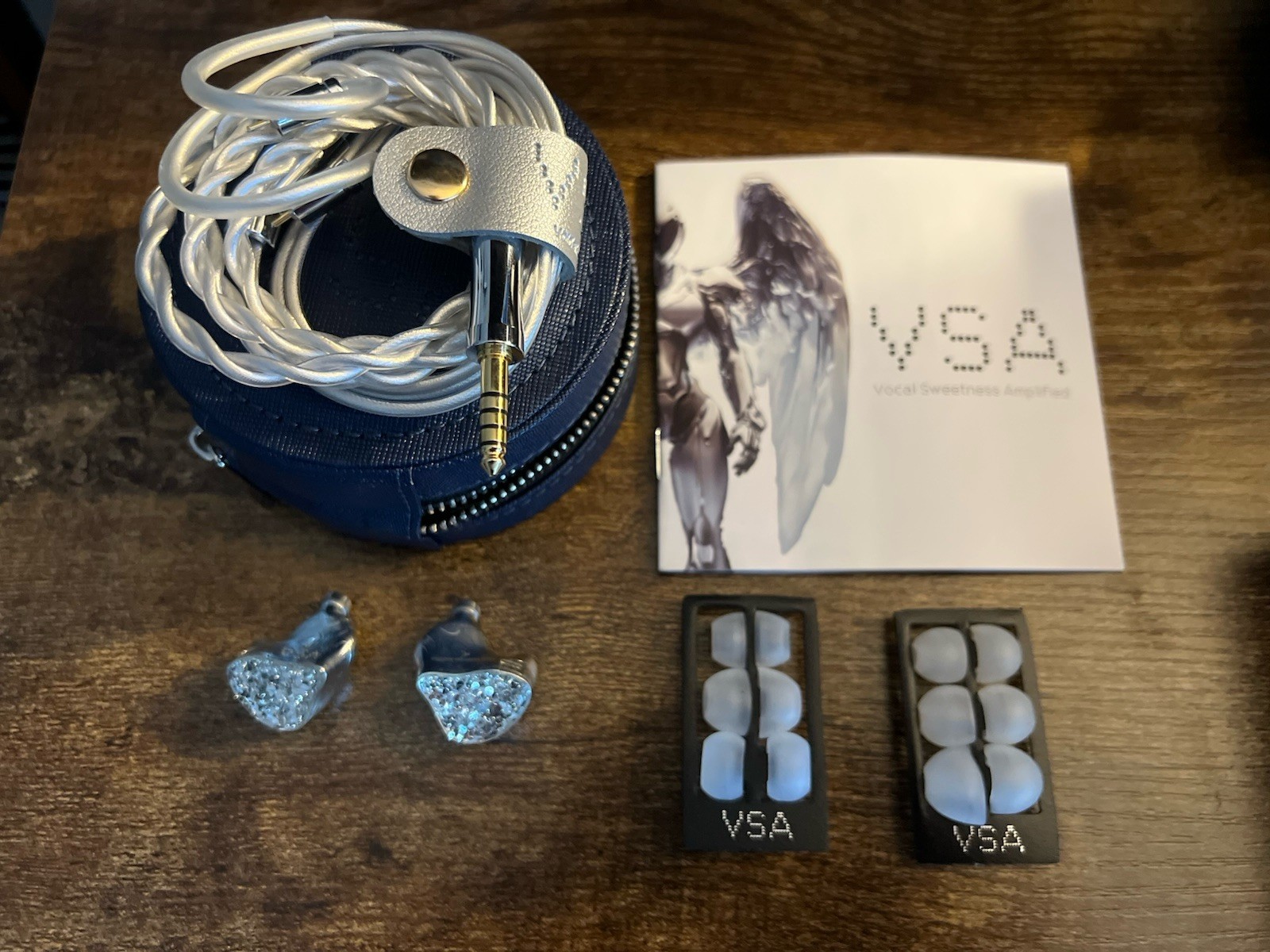 EarAcoustic VSA Max (Hi-Fi) In Ear Monitor Headphones 3.5 4.4mm Modular cable