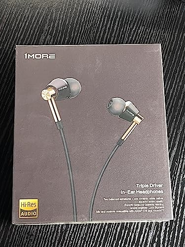 1MORE Triple Driver In-Ear Earphones Hi-Res Headphones with Electronics