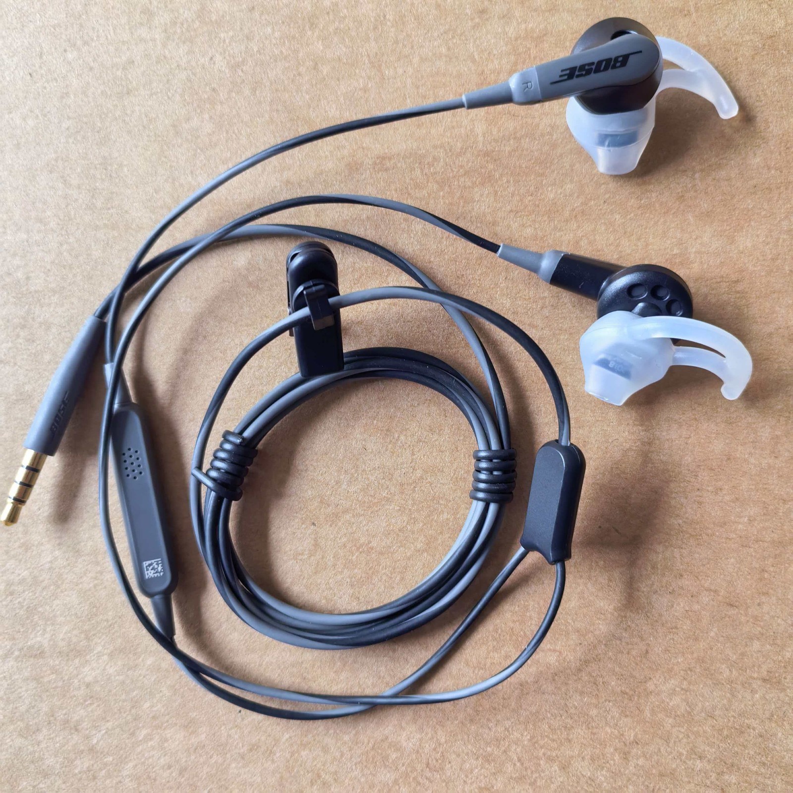 Original Bose SoundSport In-Ear Earphones Headset 3.5mm plug Charcoal Black