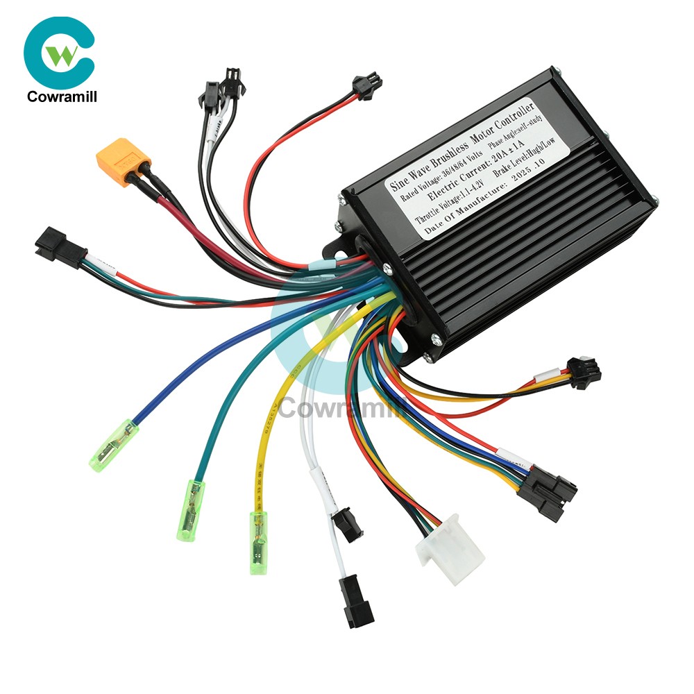 15PCS 36V 48V 20A Sine Wave Brushless Motor Controller 350W-500W