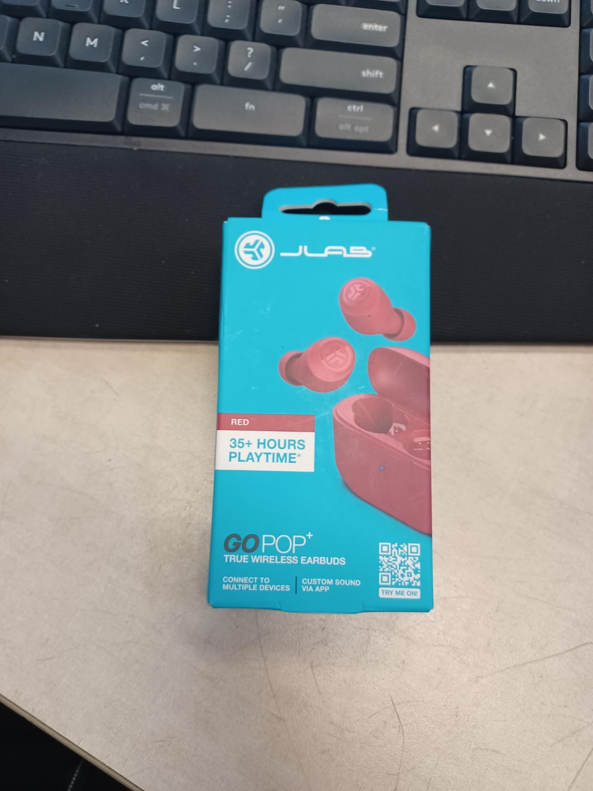 JLab – GO Air POP True Wireless In-Ear Headphones – RED 18-013024A