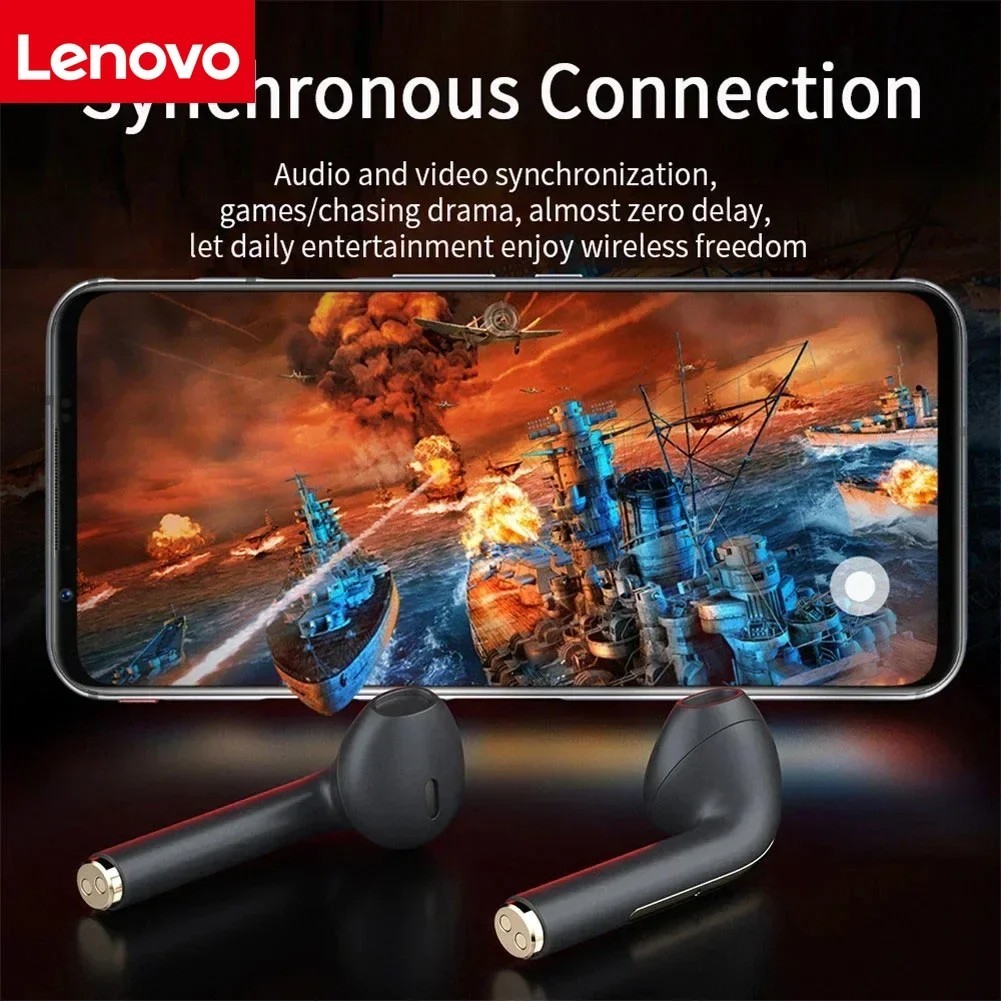 Lenovo J18 Wireless Earphone HiFI In-ear Stereo with Microphone Waterproof Bluet