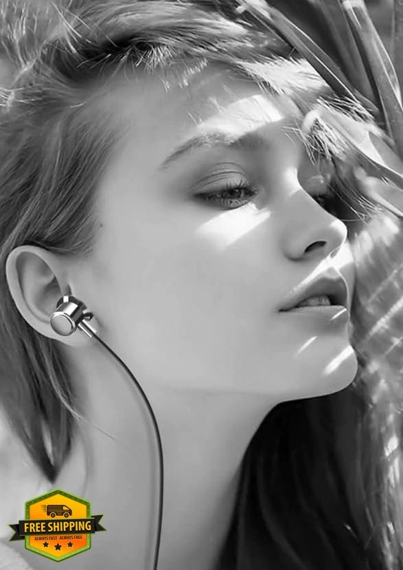 Accessonico 6ft Wired Earbuds Mic Volume Control