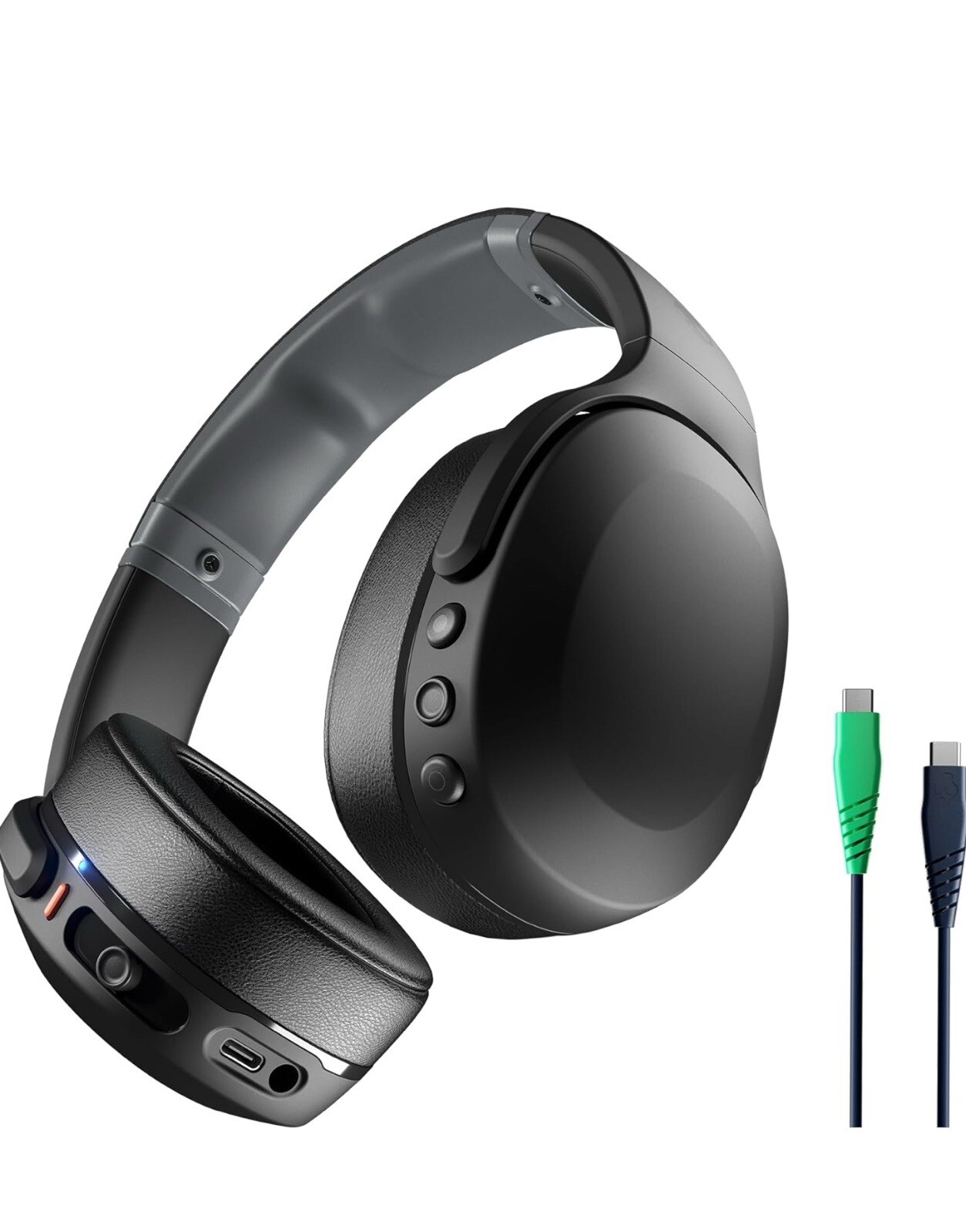 Skullcandy Crusher Evo Wireless Over-Ear Headset – True Black