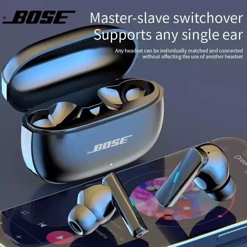 Bose Mate 50 Wireless Bluetooth Headset Touch Control Mic Earbuds Headphones…