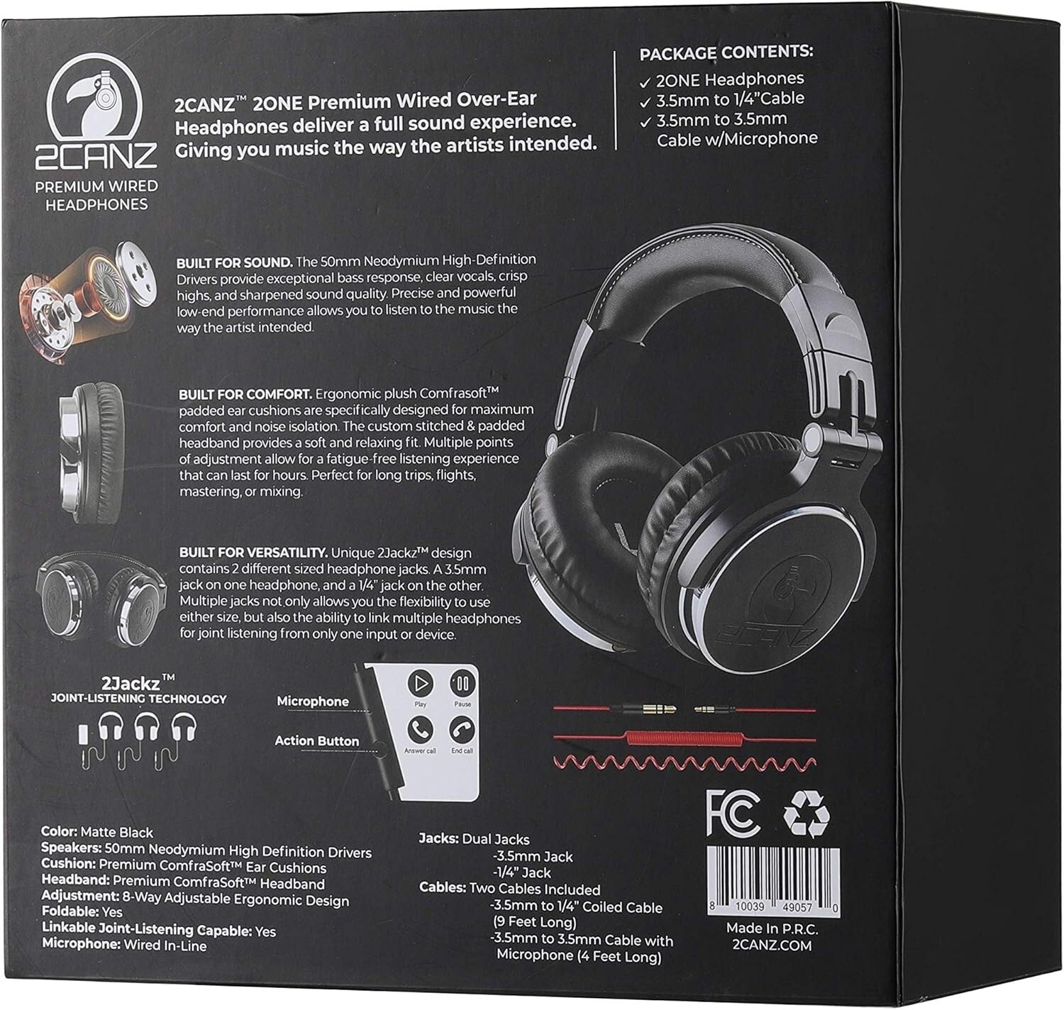 Audifonos Profesionales Auriculares para DJ Headphone Professional. Nuevo