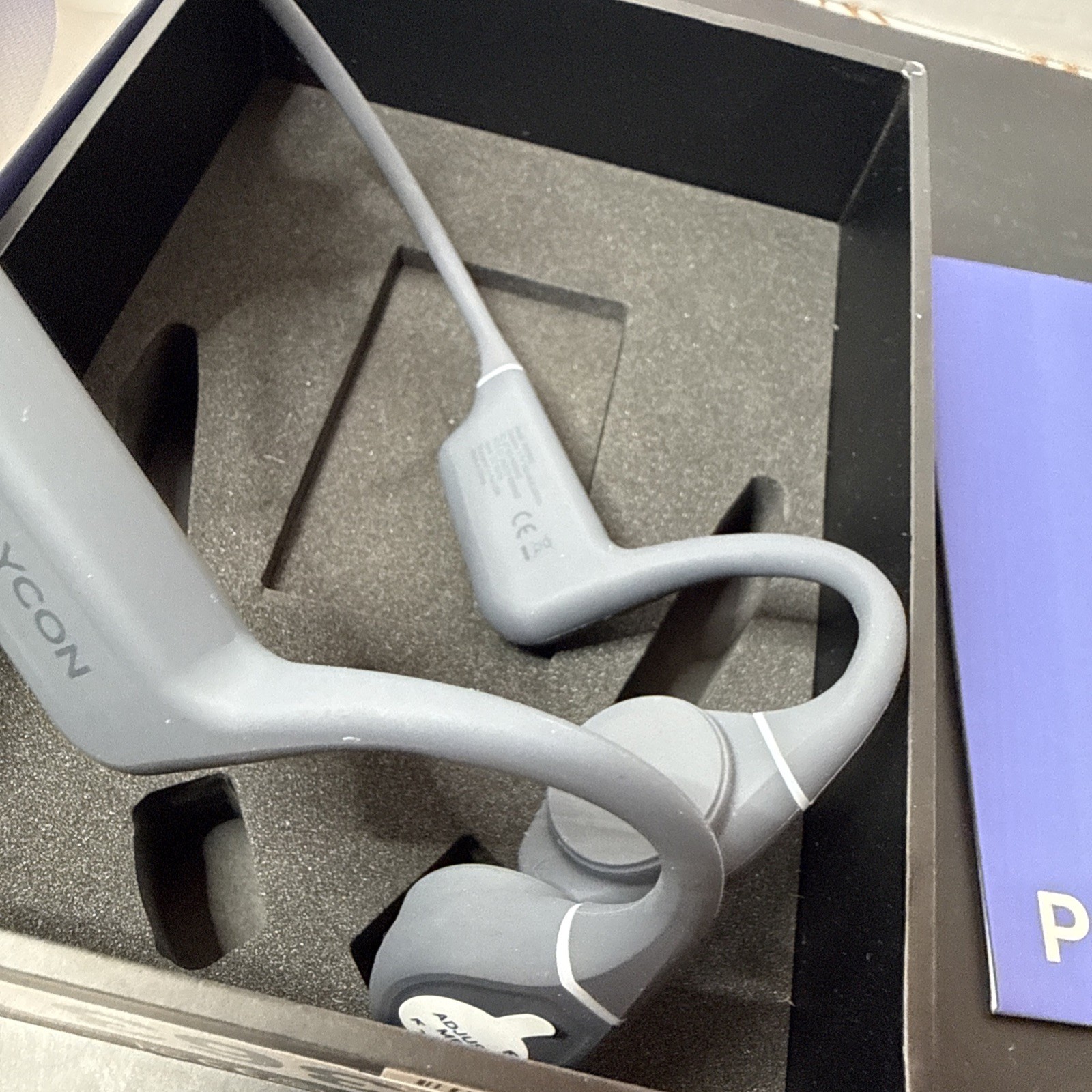 Raycon Bone Conduction Headphones (Gray) Model # RBB842