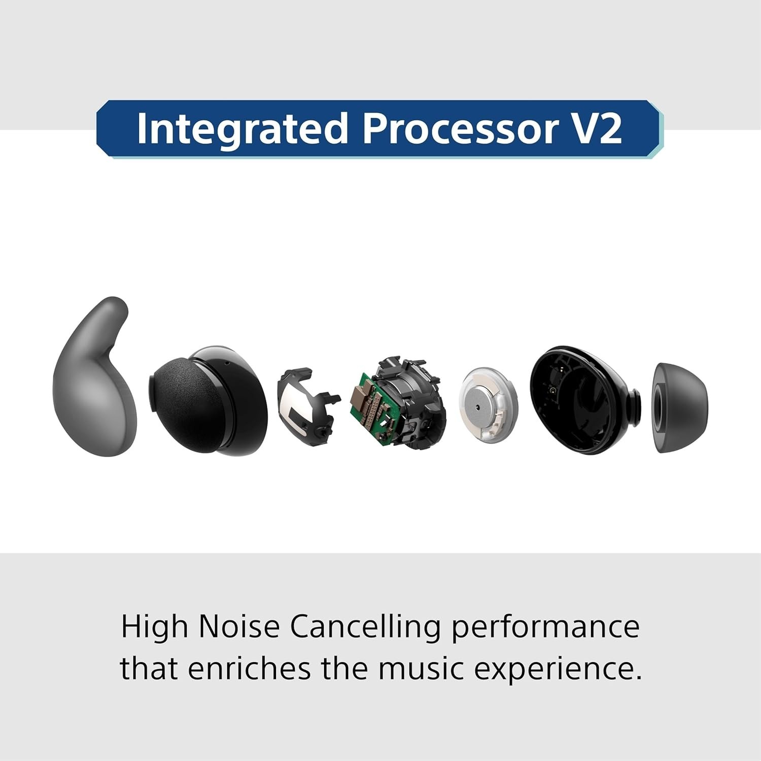 Sony Linkbuds WF-LS910N Active Noise Cancelling Wireless Bluetooth Earbuds BLACK
