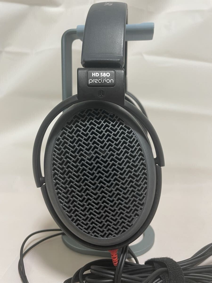 Sennheiser HD 580 Precision HiFi Open Back Wired Headphones, Adjustable Headband