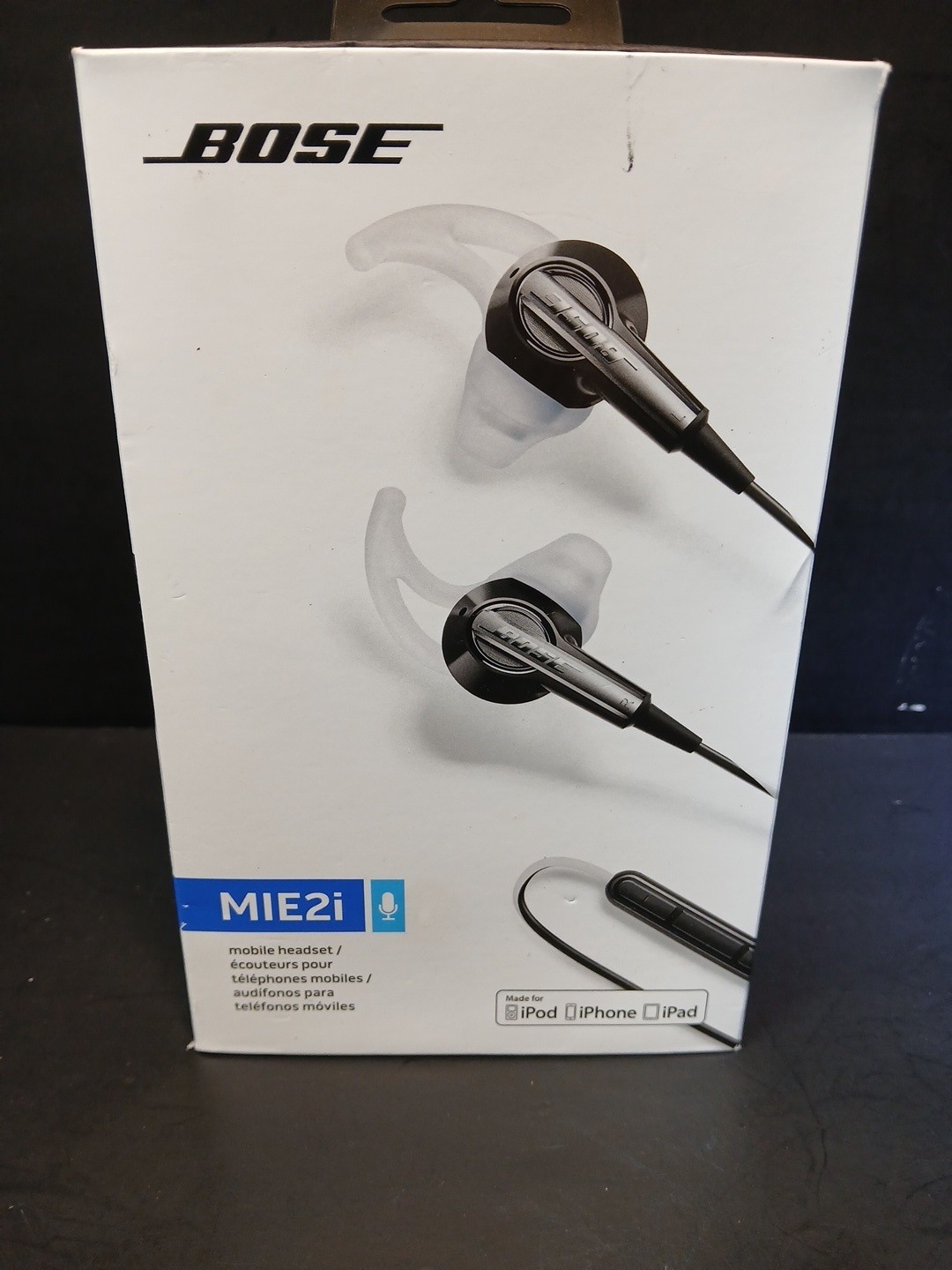 Bose MIE2i In-Ear Headphones Earbuds Black 3.5mm Mobile Headset Mic Stereo