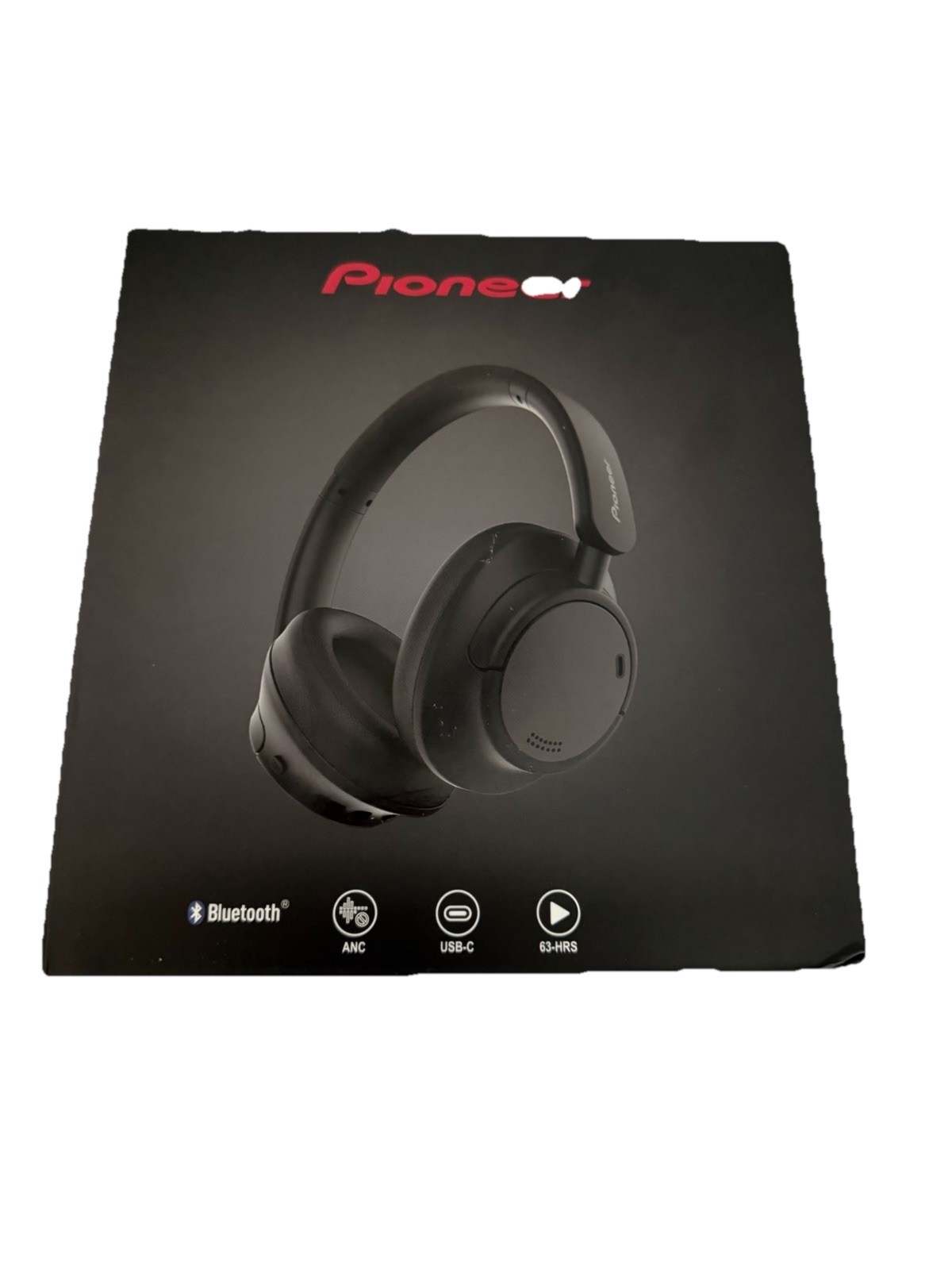 Pioneer A35-BK Bluetooth ANC Over-Ear Headphones w/ Built-In Mic, Black