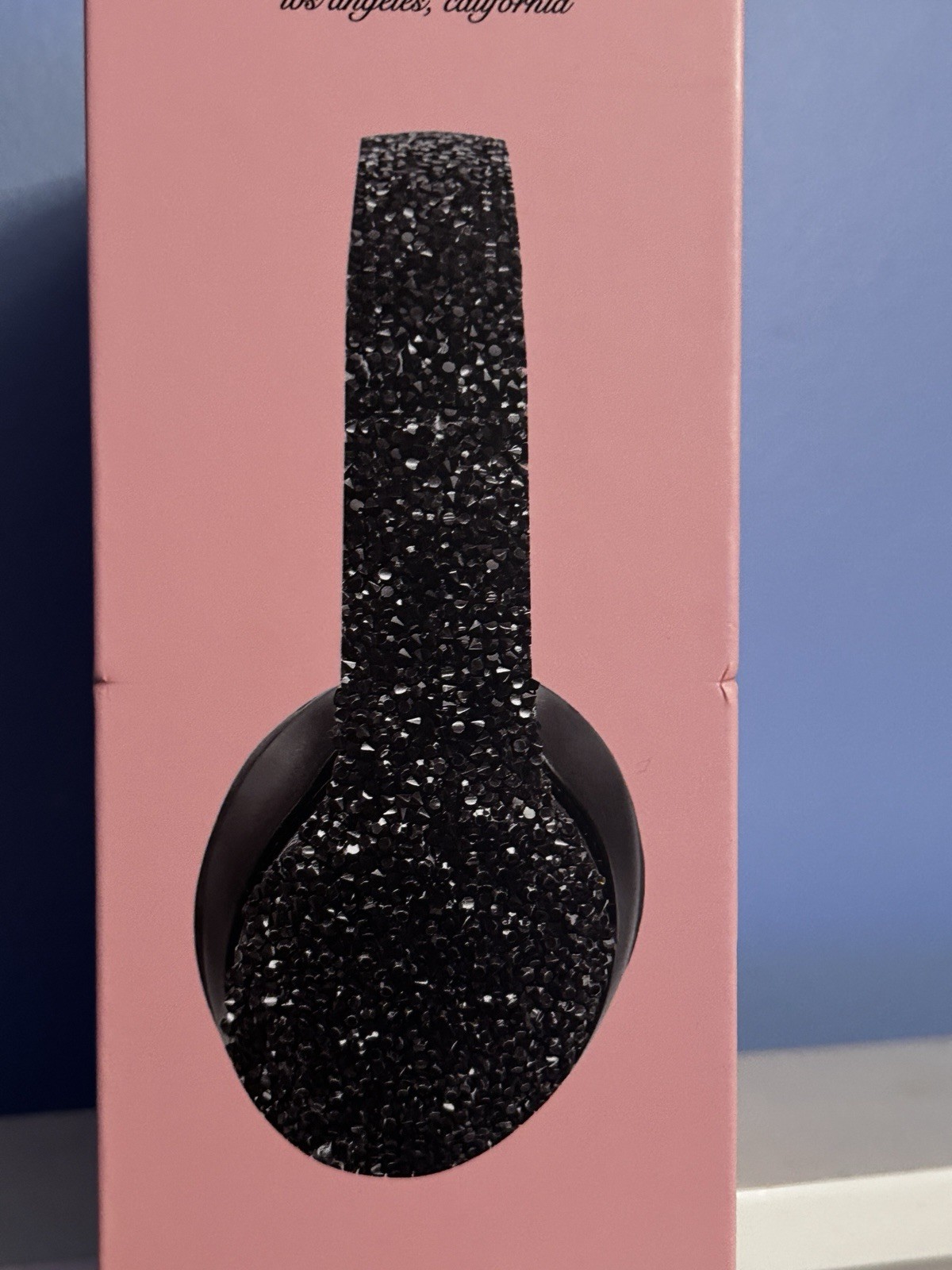 Juicy Couture Limited Edition Rhinestone All Black Bluetooth Wireless Headphones