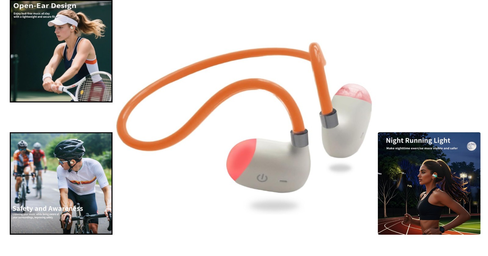 X3 Wireless Sport Earphones: Open Ear Comfort & Safety for Active Lifestyles