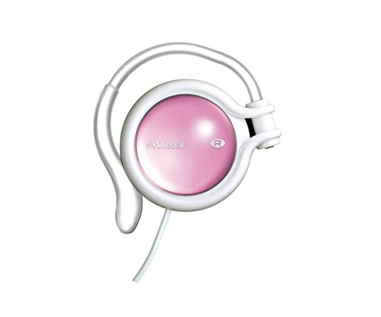 JVC HP-AL102-WP Open Air On-Ear Headphone High-magnetic white & ruby pink Japan