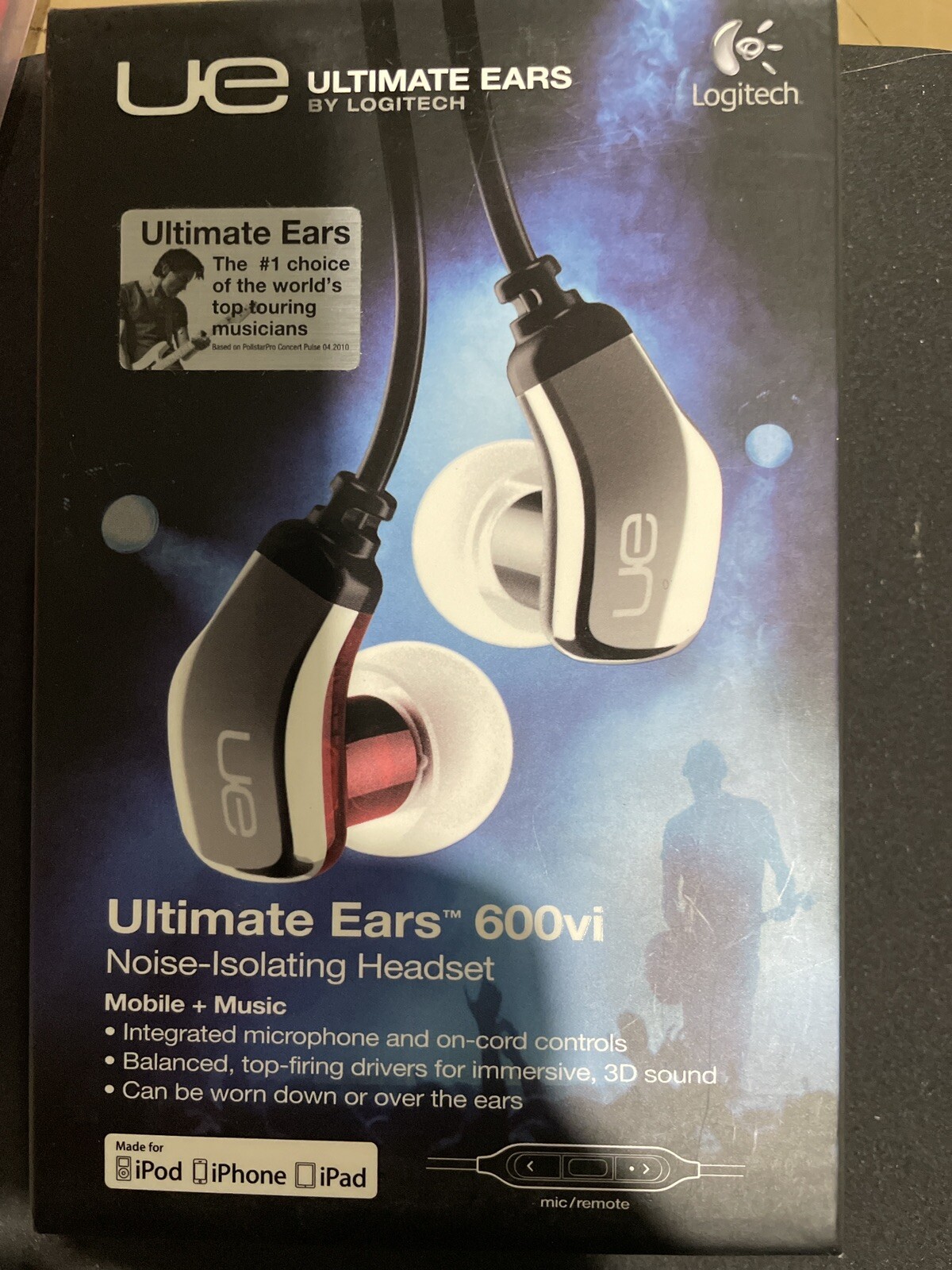 Logitech Logitech Ultimate Ears Ultimate Years 600vi High Sound Isolating
