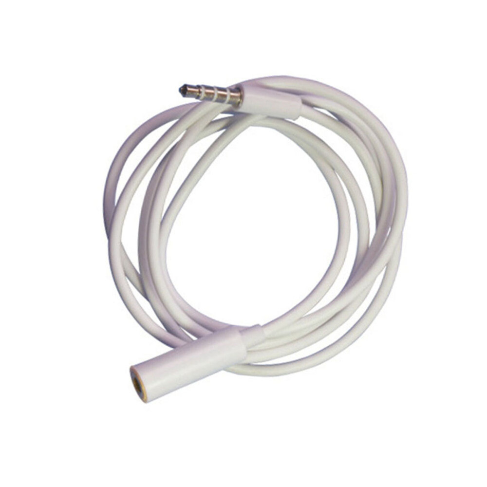2Pcs Headset Extension Cord Computer Universal Adapter Mic Cable