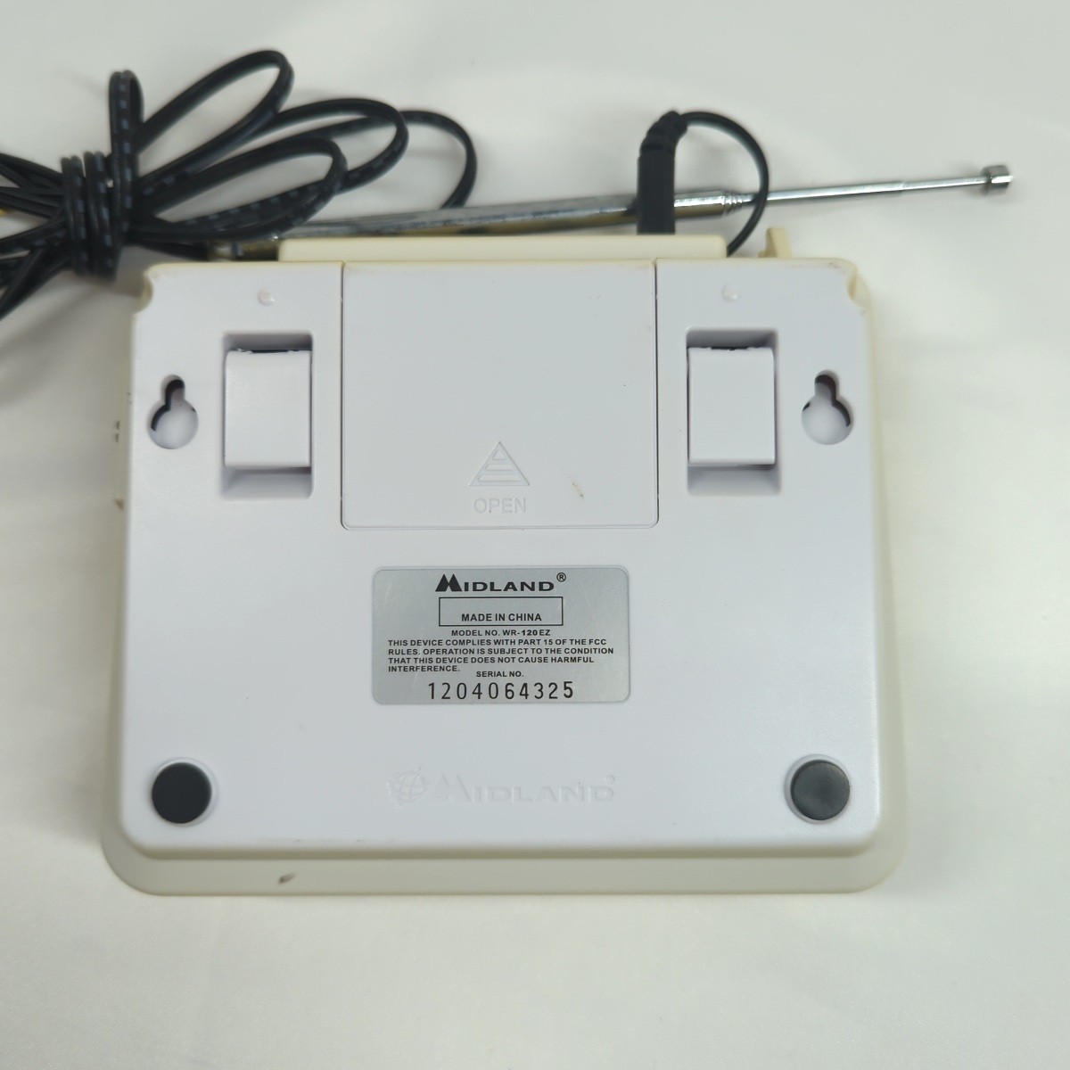 Public Alert S.A.M.E. Digital Weather All Hazards Alert Radio Weather Snooze Tes