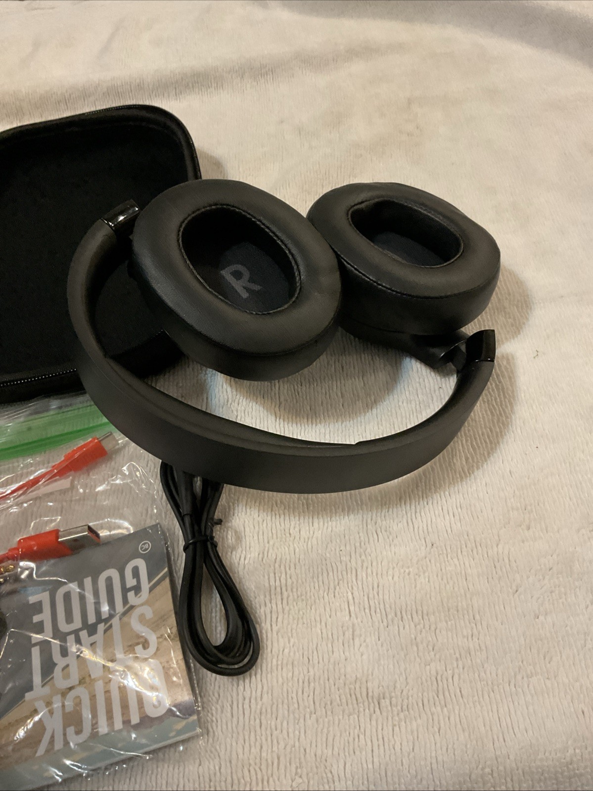 JBL Tune760NC Active Noise Cancelling Bluetooth Headphones-great Condition BLACK