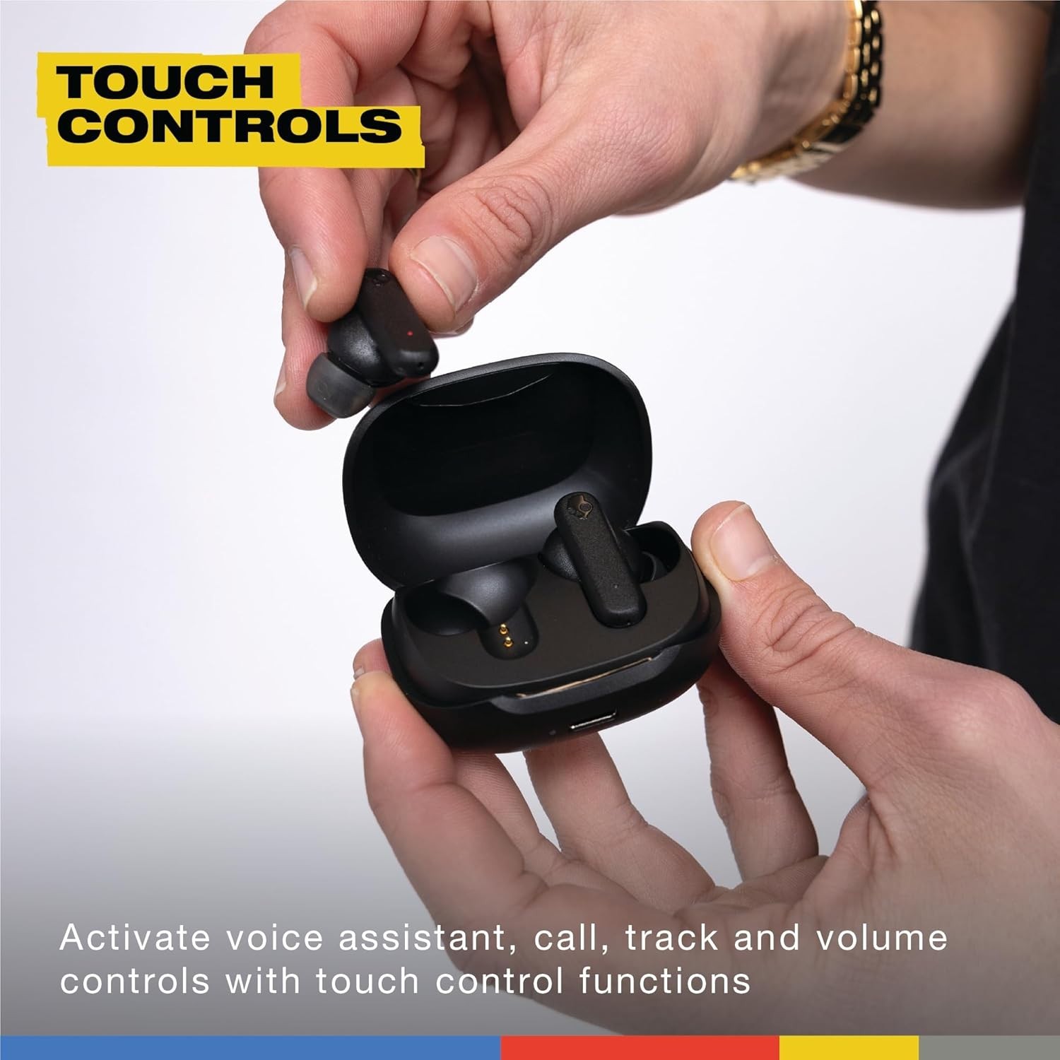 Skullcandy Smokin’ Buds XT Wireless in-Ear Earbuds True Black NEW