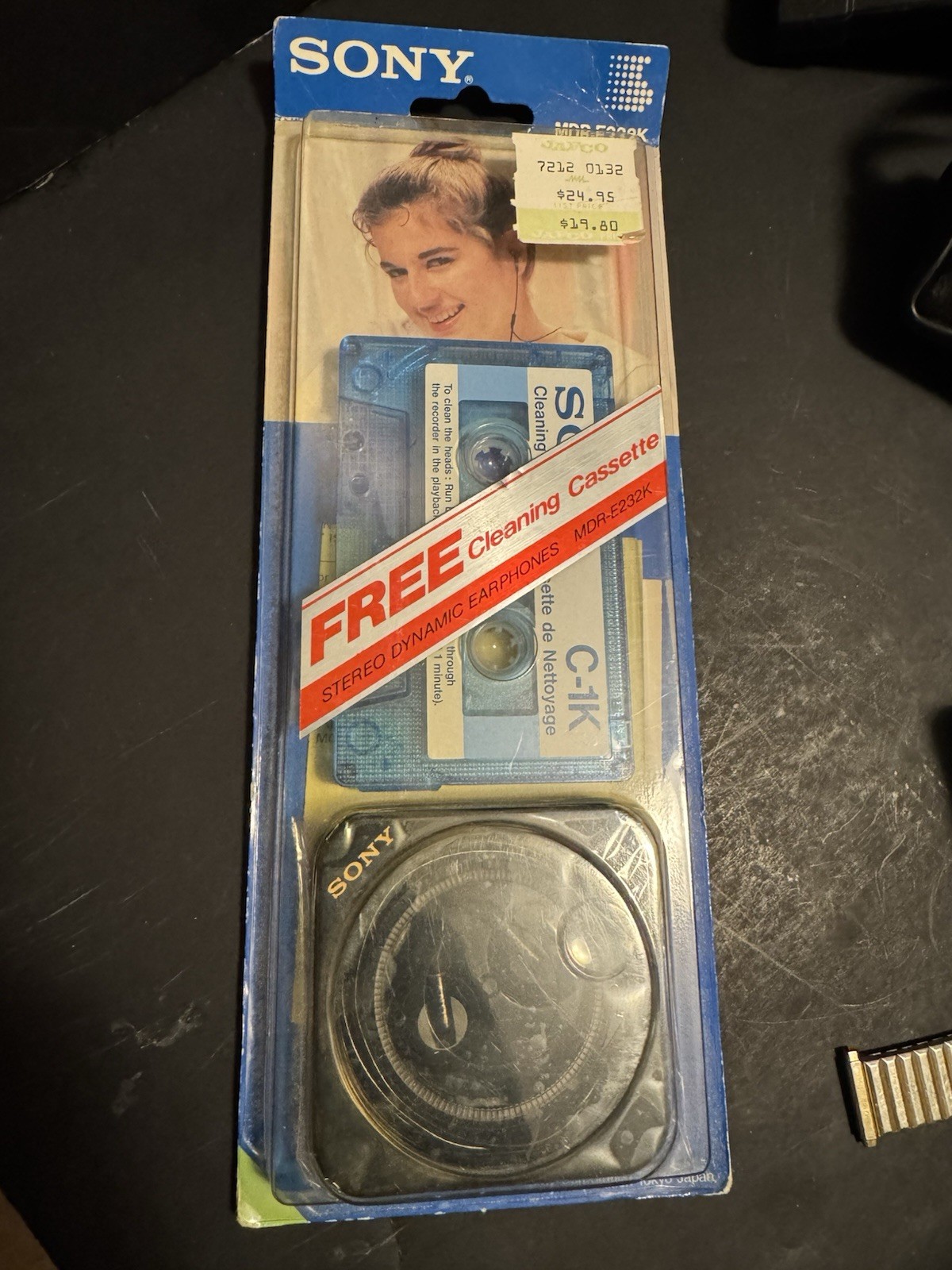 Sony Fontopia MDR E232K Vintage Earbuds From The 1980s