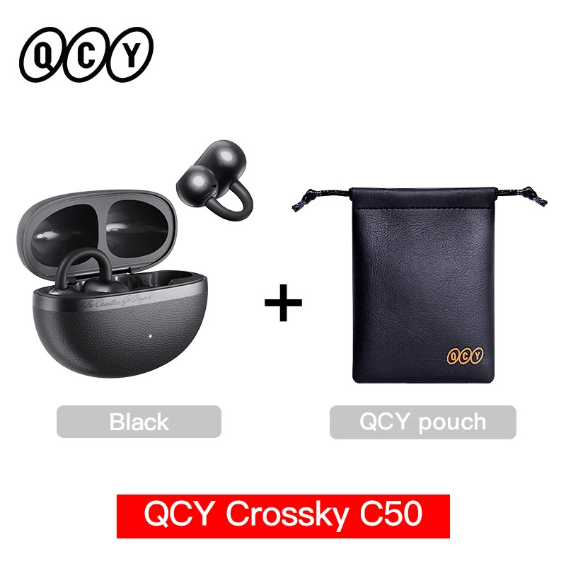 QCY Crossky C50 Open Ear Wireless Earbuds Bluetooth 6.0 35H AI Call