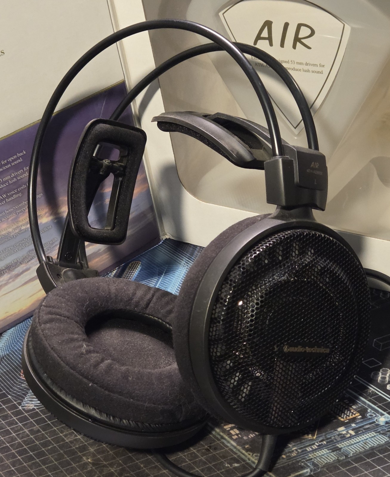 Audio-Technica ATH-AD900X Over the Ear Headphone – Black