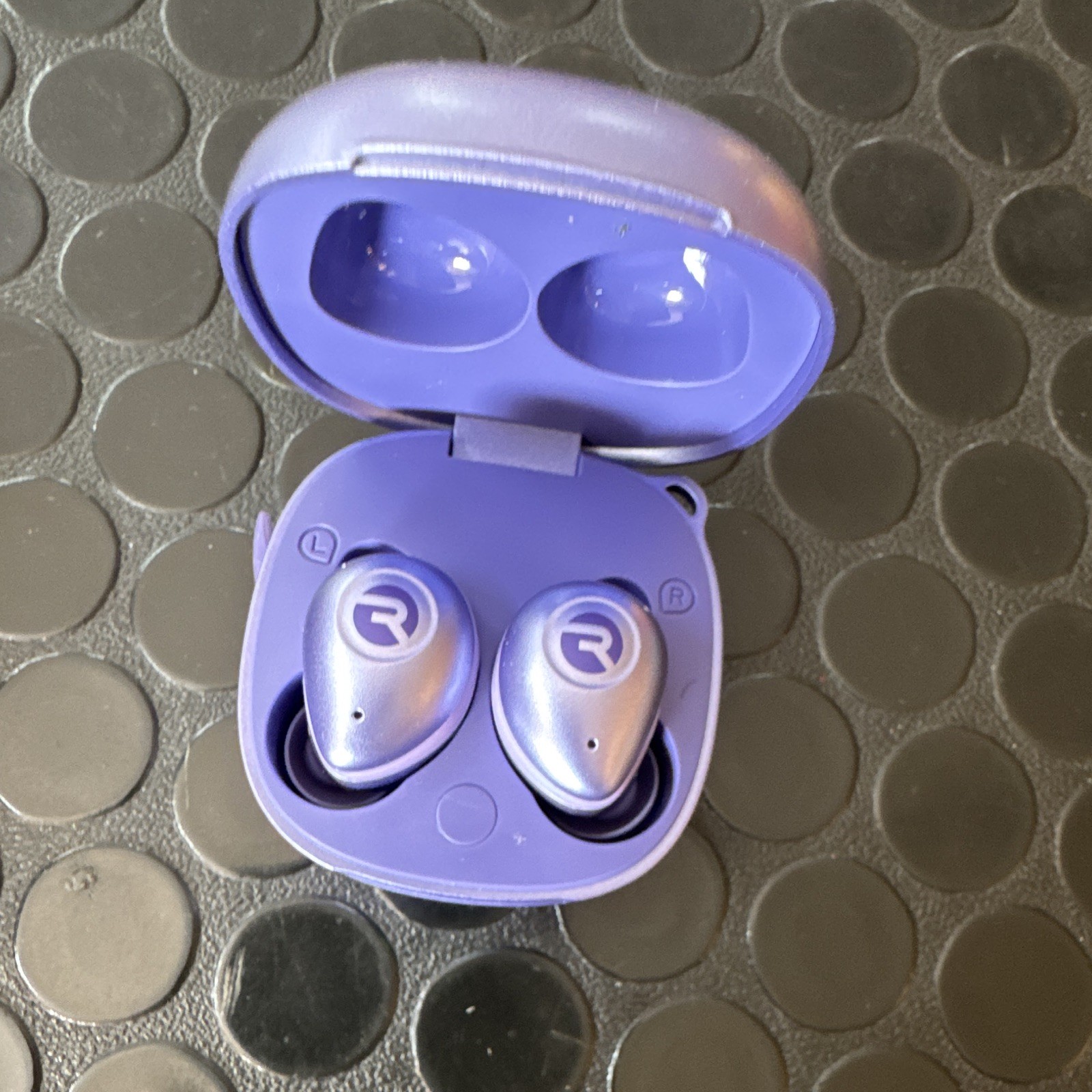 Raycon RBE745 Bluetooth ANC Water-Resistant In-Ear Earbuds Purple Violet