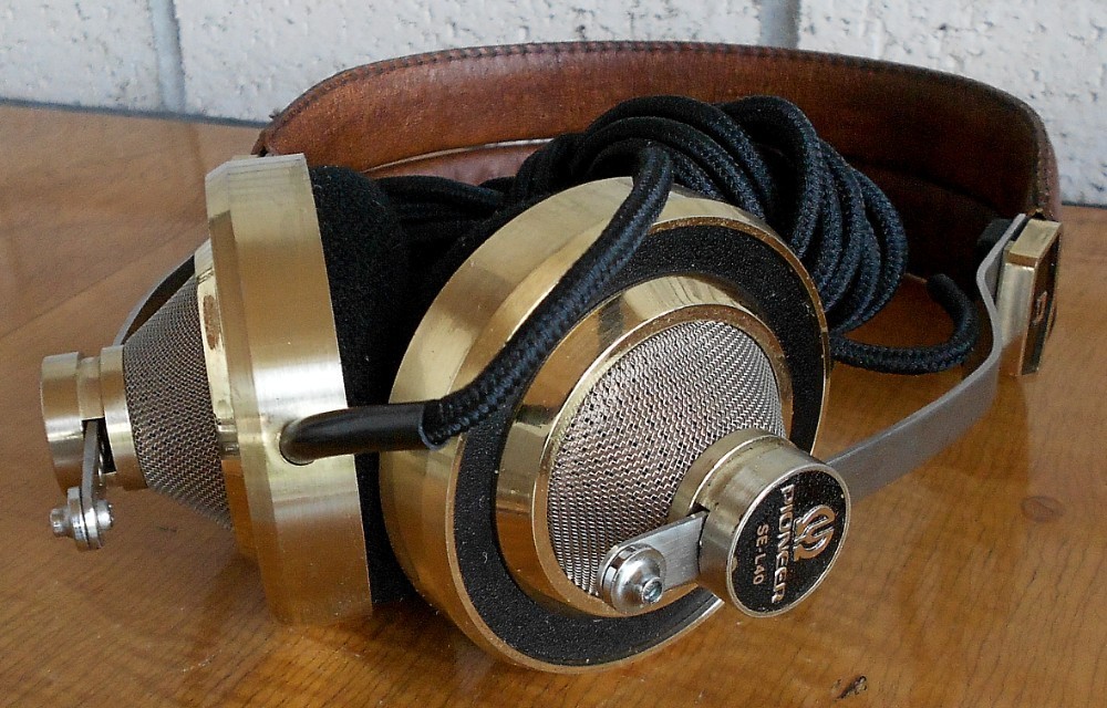 Pioneer SE-L40 headphones IN CASE vintage retro Fostex Focal Technics grouping