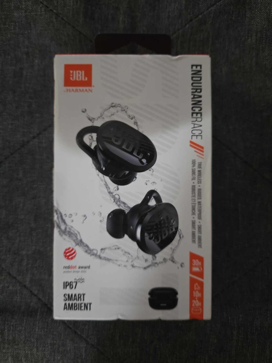 JBL Endurance Race TWS True Wireless In-Ear Sport Headphones – Black