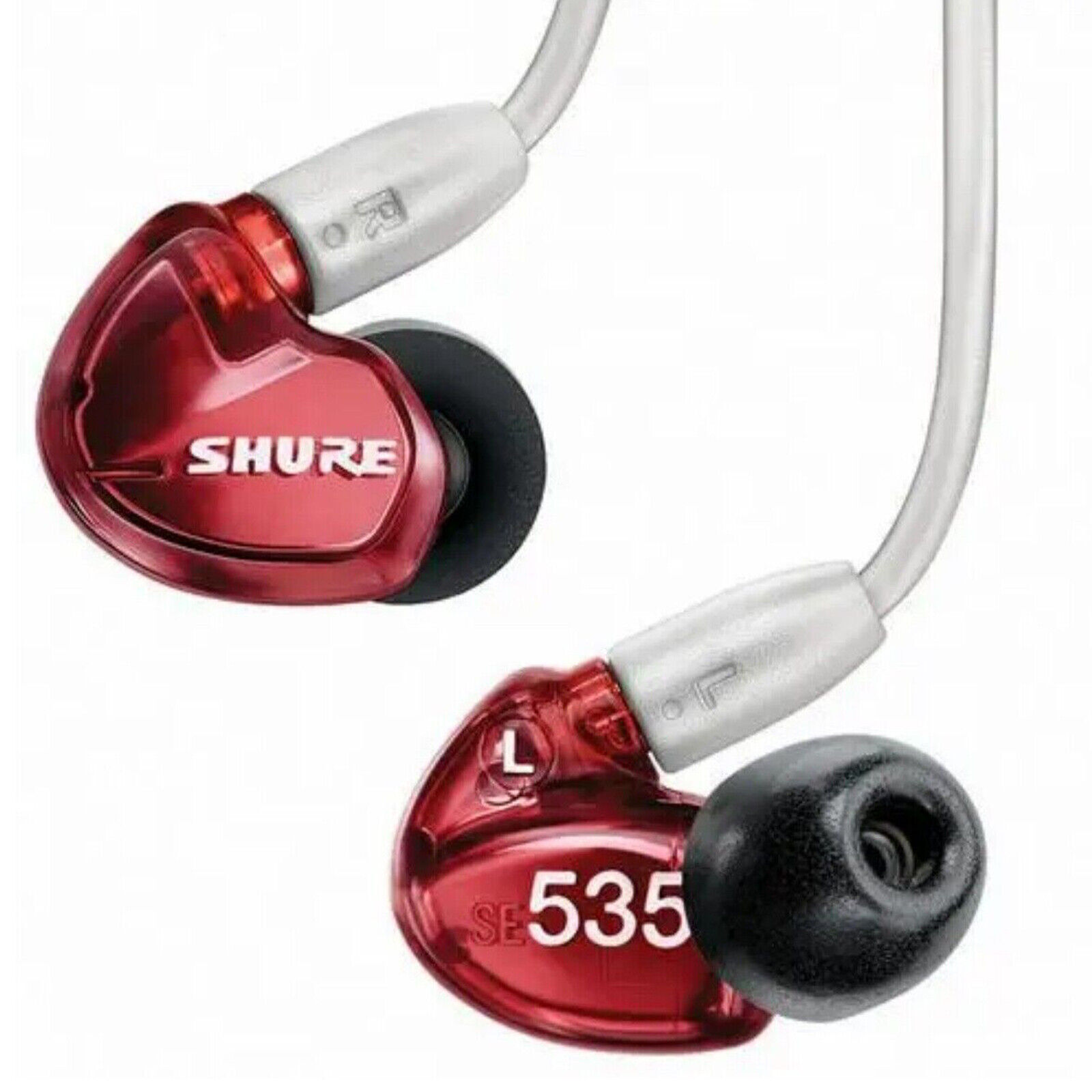 Copy Shure SE535 Headphones Stereo 3.5mm Sound Isolating Red SE 535 Bronze