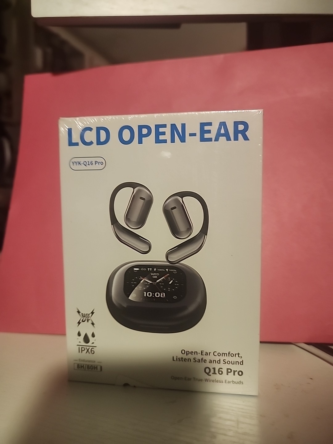 YYK-Q16 Pro LCD Open-Ear True-Wireless Earbuds